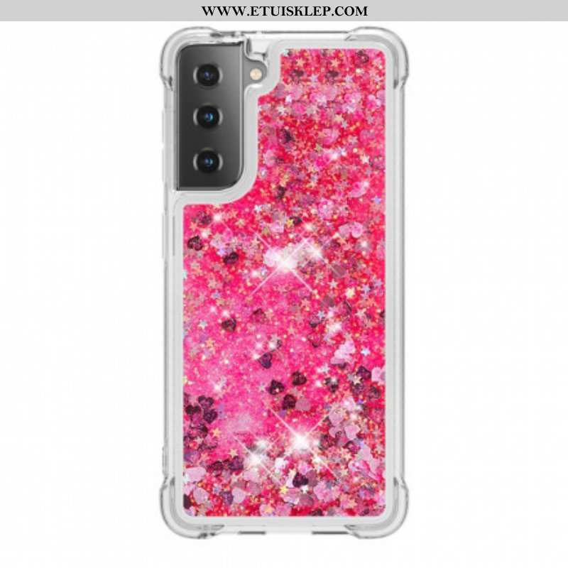 Etui do Samsung Galaxy S21 Plus 5G Pragnienia Cekiny